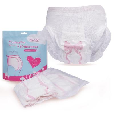 Bragas menstruales desechables para mujer