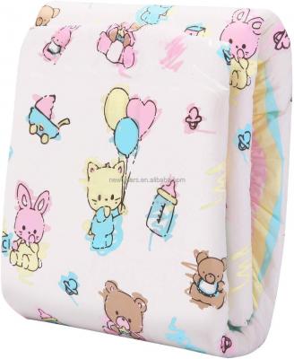 Pañal desechable para adultos ABDL grueso con diseño personalizado al por mayor
